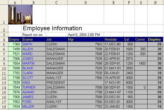 sample excel 2